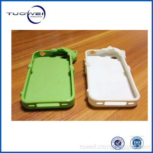 custom service silicone rubber phone case rapid prototyping